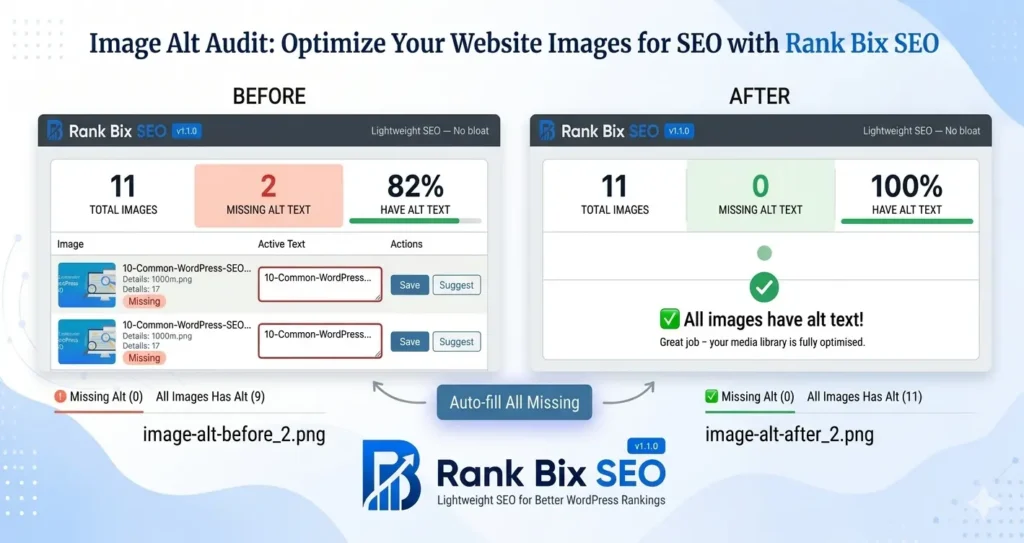 Image alt feature