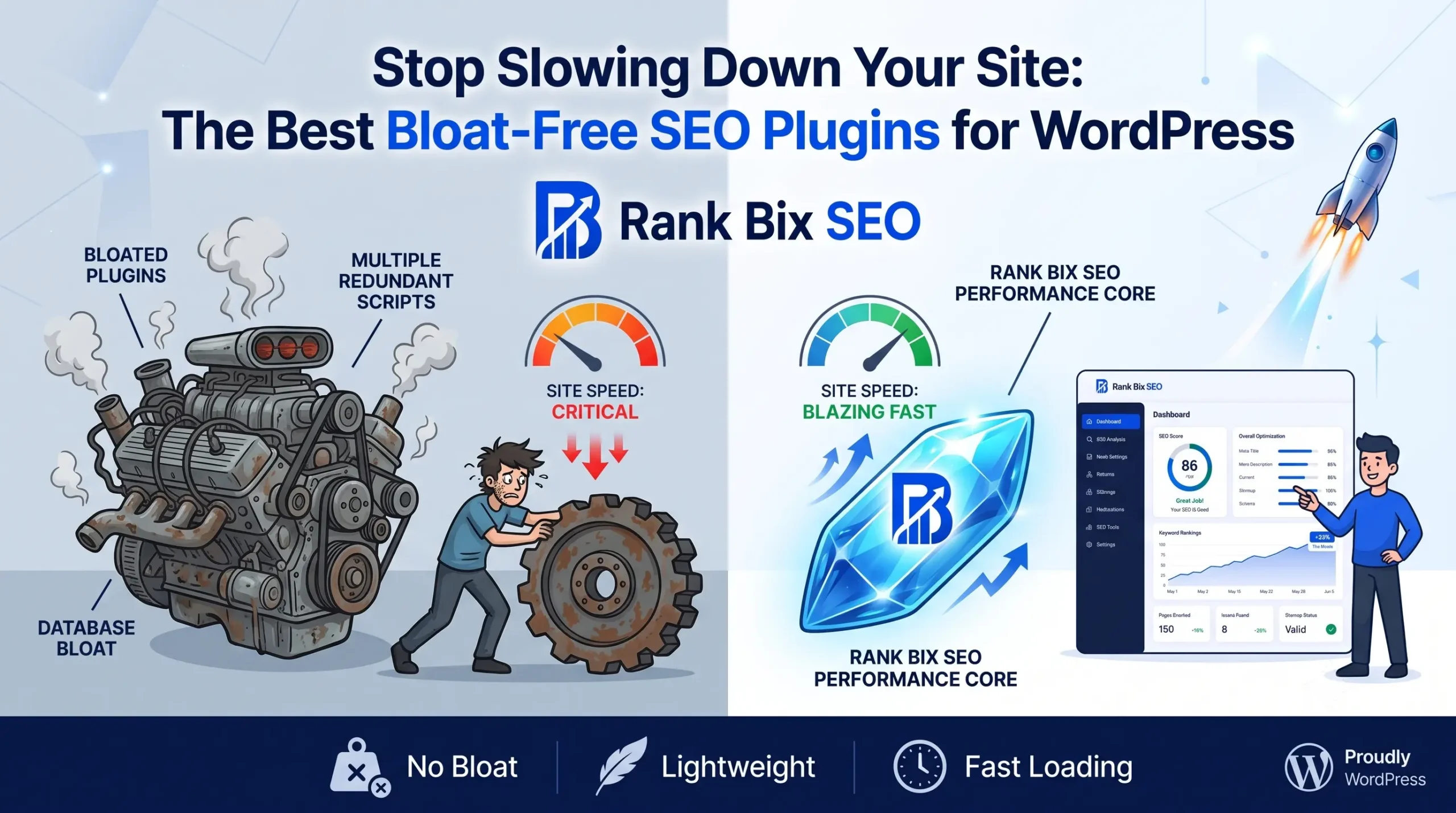 The Best Bloat Free SEO Plugins for WordPress